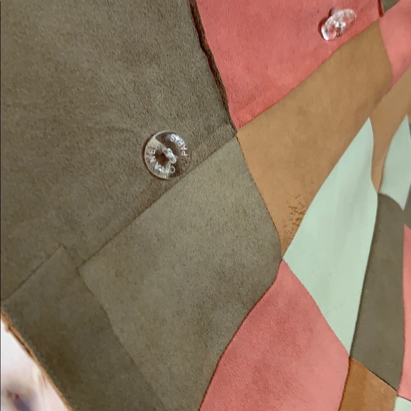 Chanel Goat Suede Patchwork Jacket EUR38 Authentic - Picture 11 of 14
